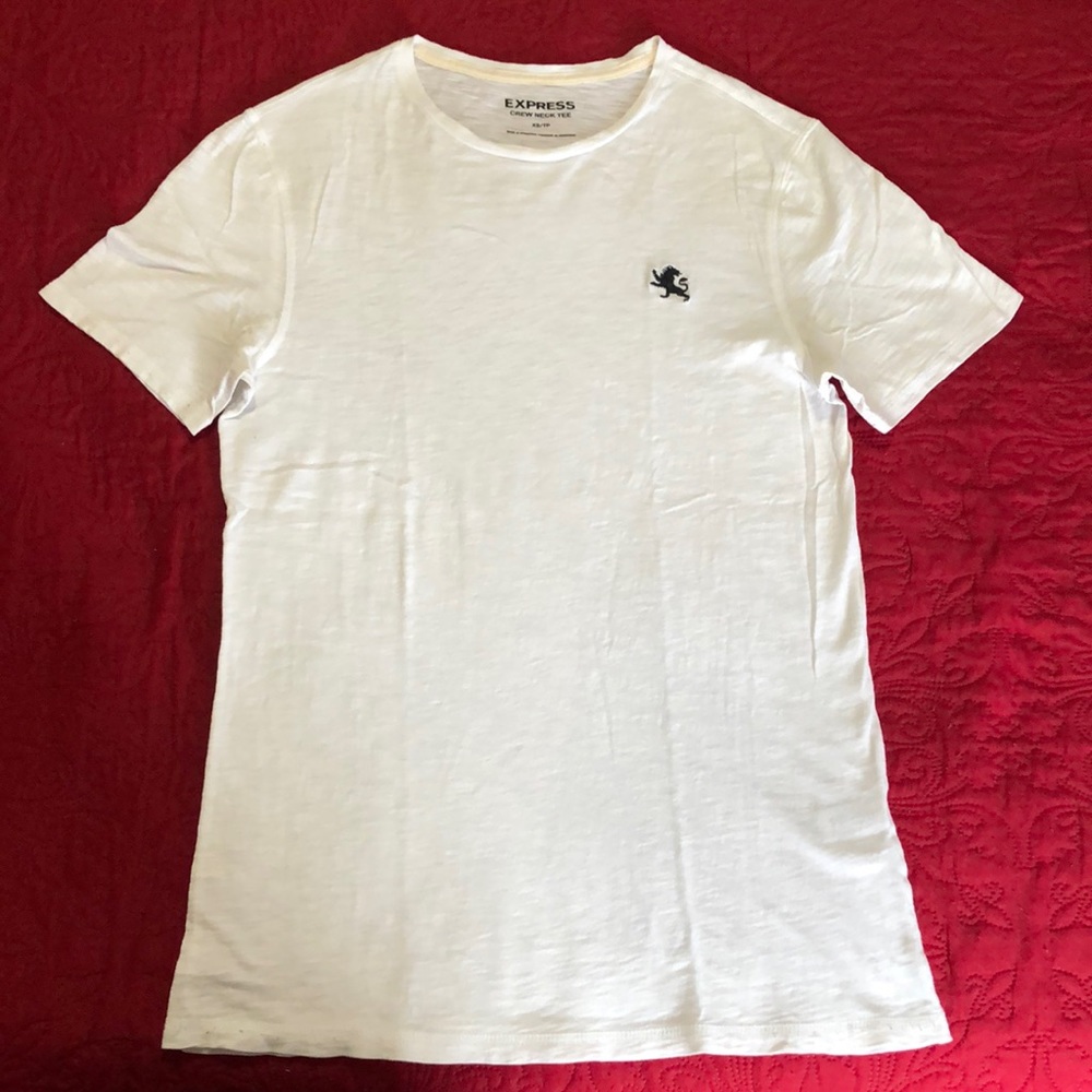 Express Crewneck White T-Shirt